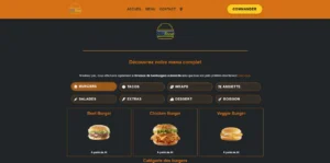 Capture du site Subfood.fr du restaurant Subfood à Fabrègues, réalisé par Kevin Vincent